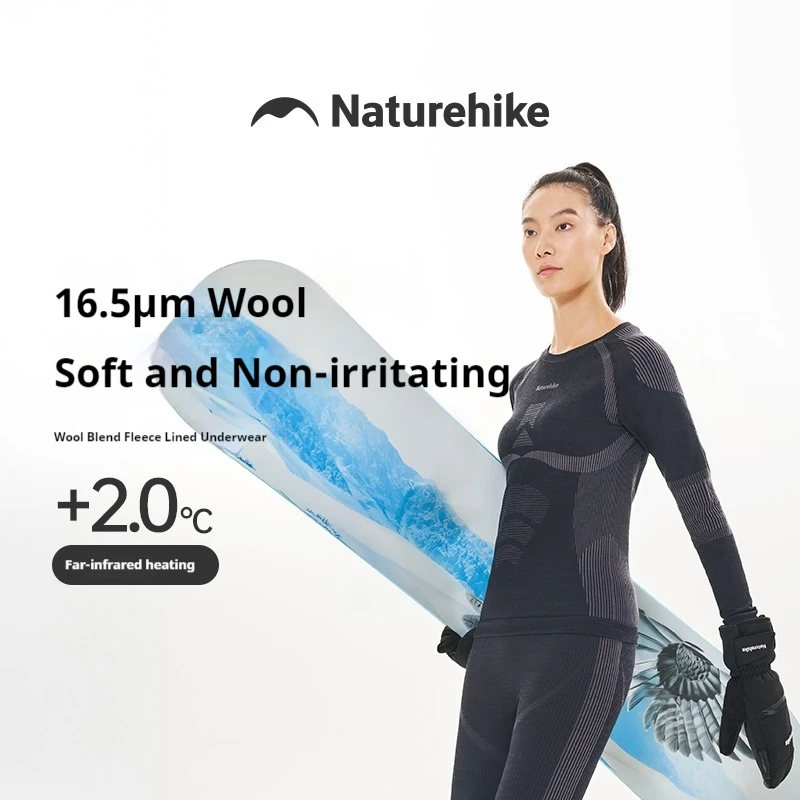 

Naturehike Wool Integrated Weaving Women's Bionic Yarn Hollow Temperature Locking Dry Cold Resistant Volcanic Mud Nanotechnology