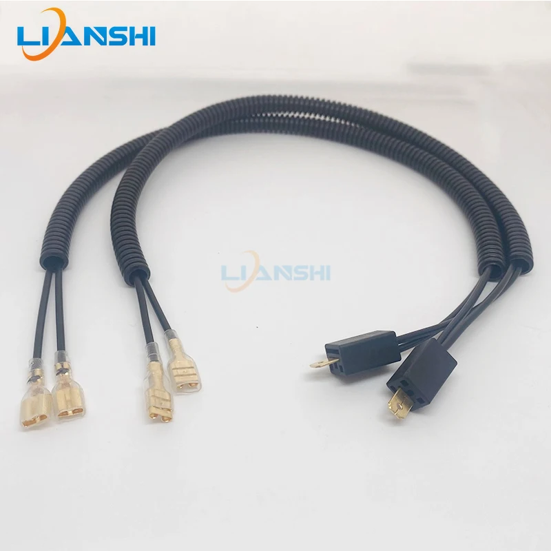 2Pin 2-Wire Universal Snail Horn Extension Wiring Harness Connector Plug Adapter For Car Truck Motorcycle Modified Relay Kit Set