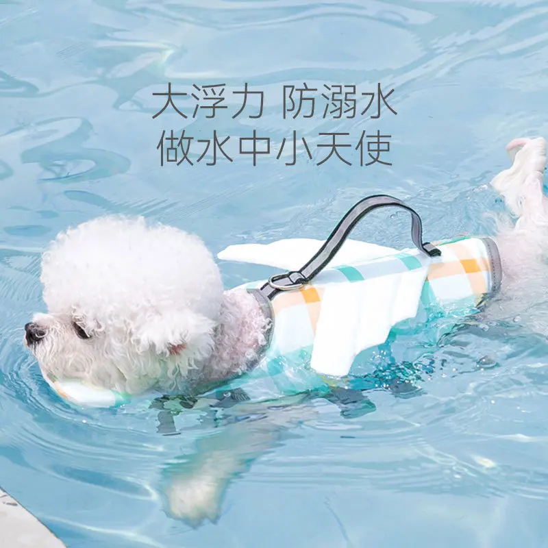 Cachorro Swimsuit Life Jacket para Pet Natação, Teddy Bichon Marzis Cão pequeno, Roupas de verão