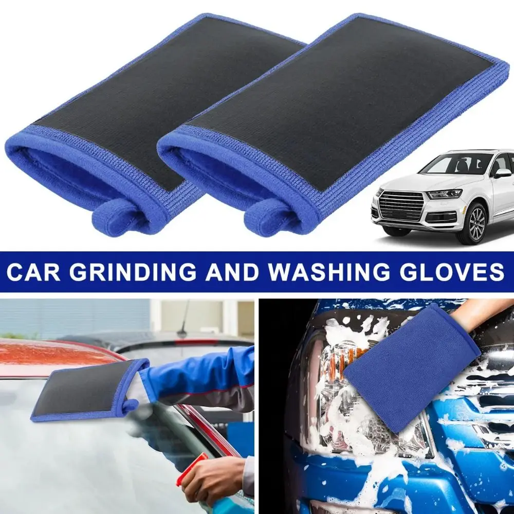 

Efficient Decontamination Car Cleaning Towel Easy Operation Affordable Car Wash Glove Portable Professional Clay Mitt