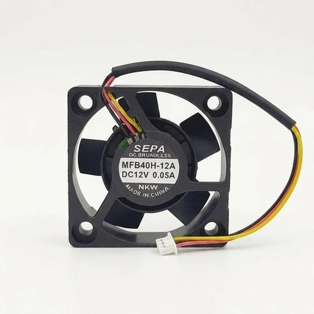 

For SEPA MFB40H-12A 4010 DC12V 0.05A 4CM 3-Pin High Airflow Mute CPU Cooling Fan