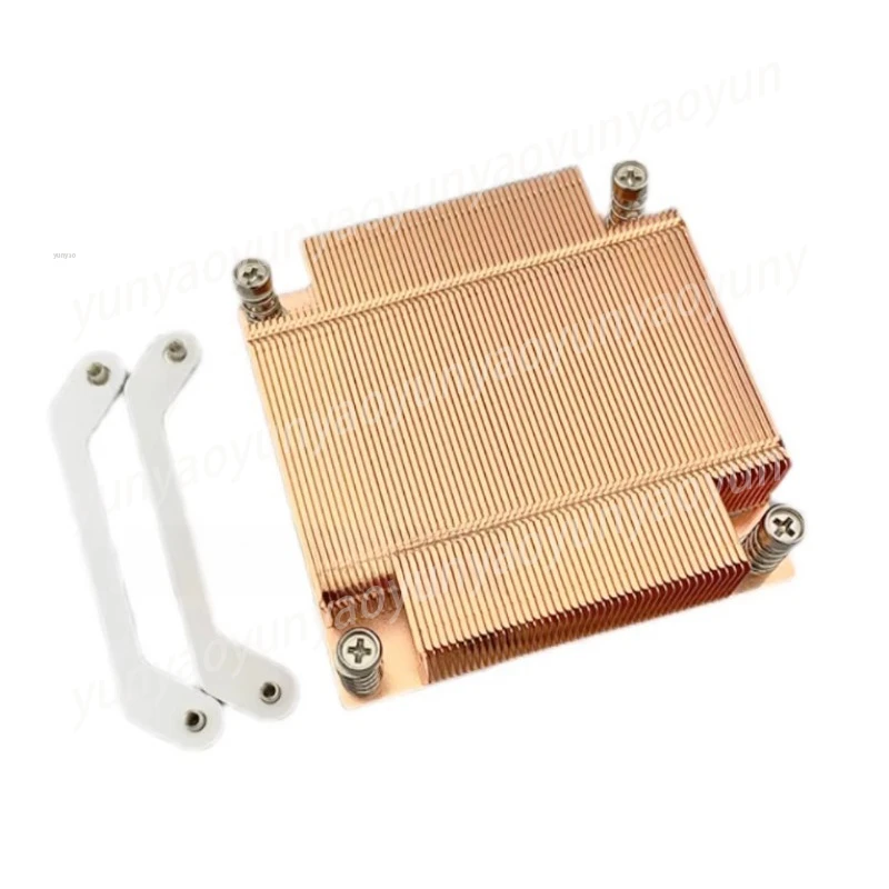 1U Server CPU Radiator Soaking Plate Copper Bottom Cooling Solution For 1700 115X 1200 Desktop Computer