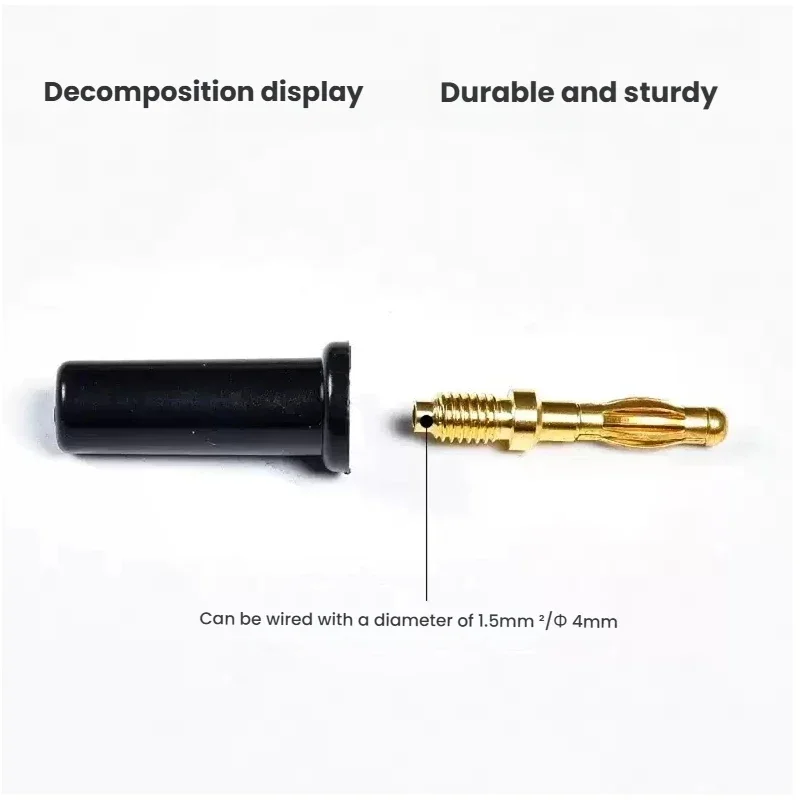 

4MM Banana Plug for Audio Speaker Amplifier Cable Wire with Power Screw Jack