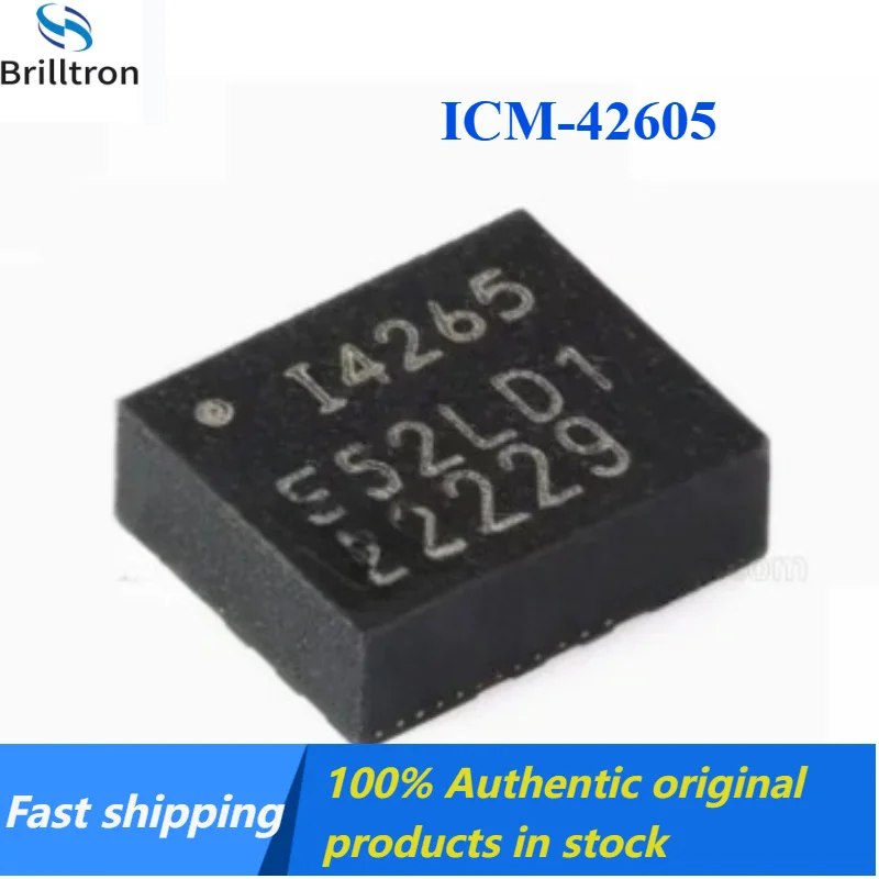 2-10PCS Original ICM-42605 LGA-14  6-axis MEMS Motion Sensor Brand New Original in Stock, Fast Shipping.