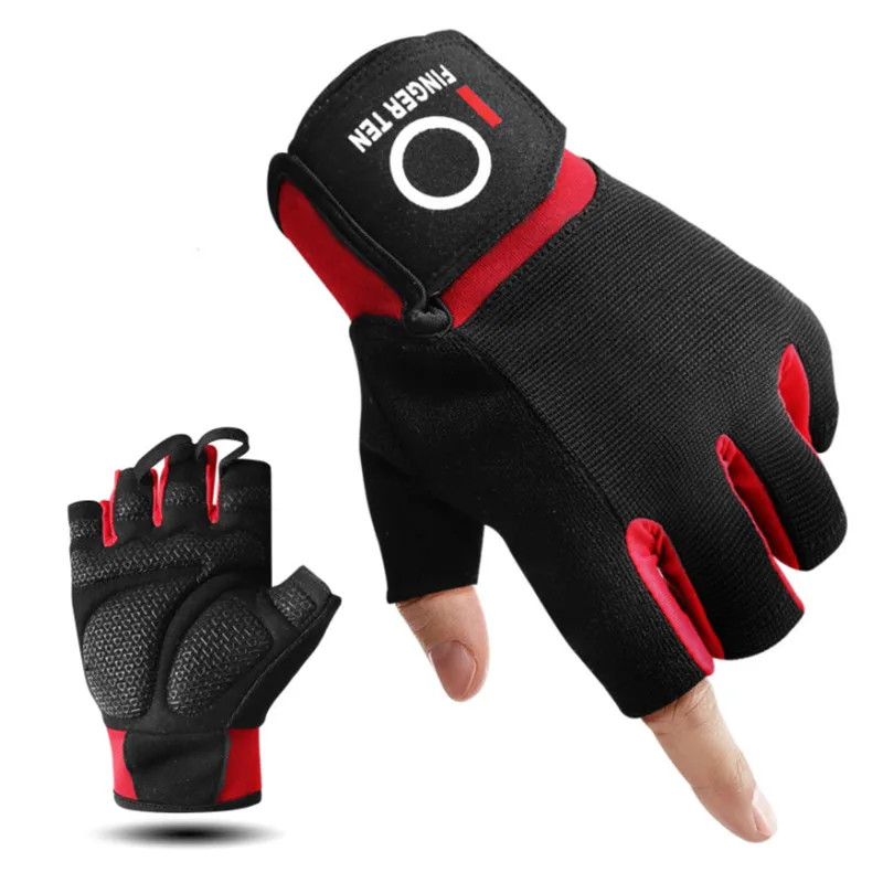 Workout Gloves Full Finger Touchscreen for Men Women with Padding Wrist Support Male Female