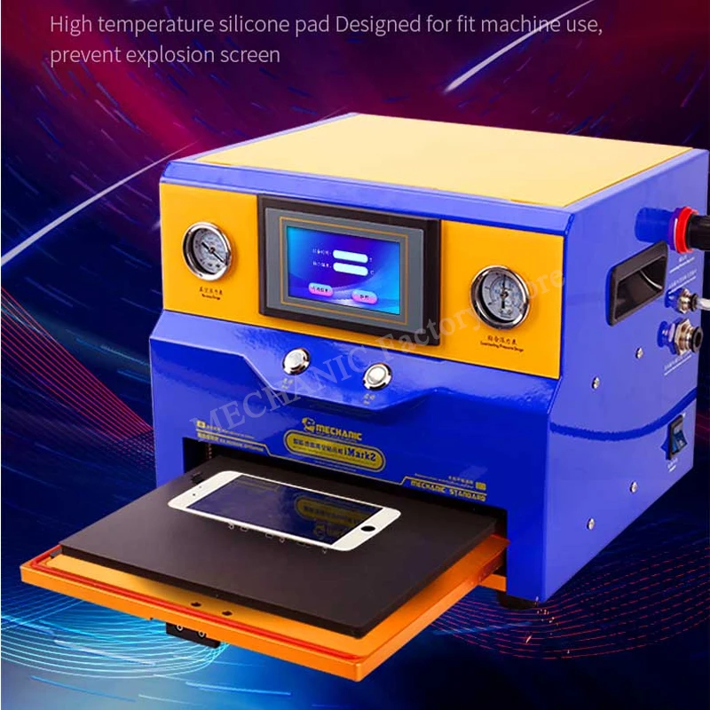 MECHANIC iMark-2 550W Automatic Intelligent Vacuum Laminating Machine For Phone LCD screen 14 inch Repair Renovation