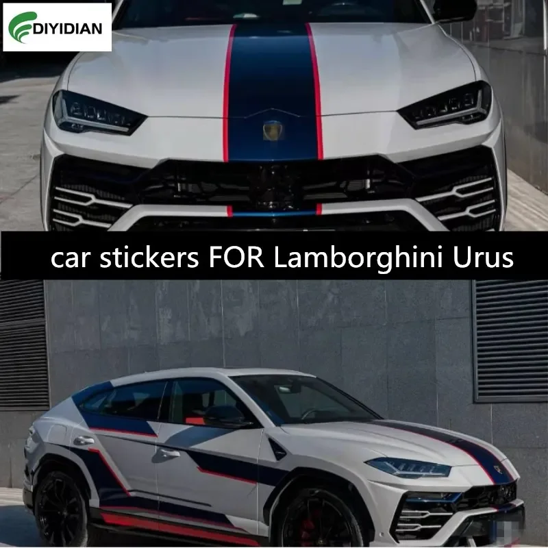 

Новые автомобильные наклейки для Lamborghini Urus, внешний вид кузова, украшение на заказ, специальные гоночные наклейки, аксессуары