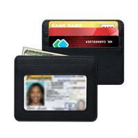 Thin PU Leather Mini Wallet Slim Bank Credit Card Holder Multi Card Slots Men's Business Small ID Case for Man Purse Cardholder