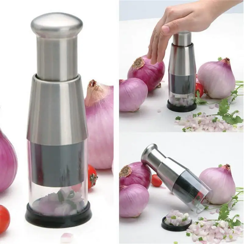 Manual Mini Vegetable Chopper Garlic Crusher Onion Grinder Hand Pressure Tomato Cutter Durable Kitchen Chopping Accessories