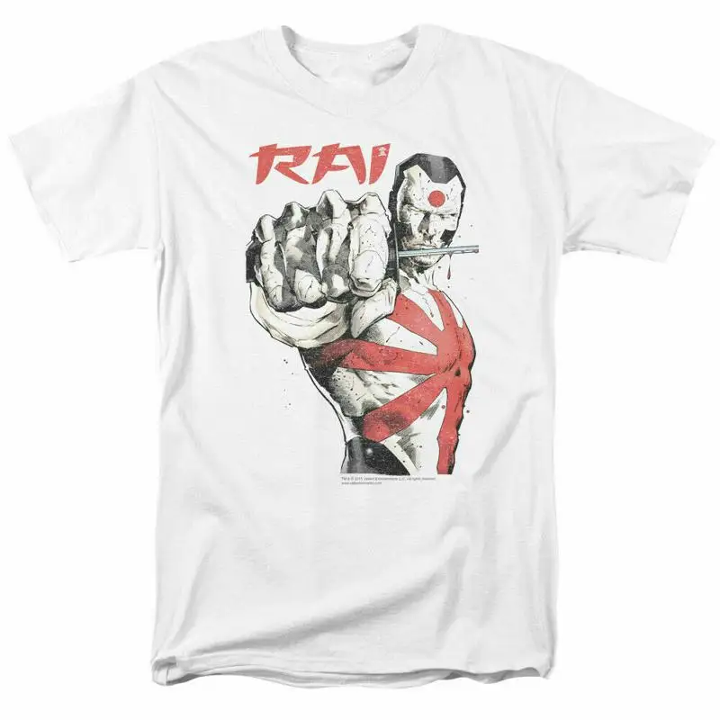 

Футболка с нарисованным мечом Rai, белая лицензированная комикс