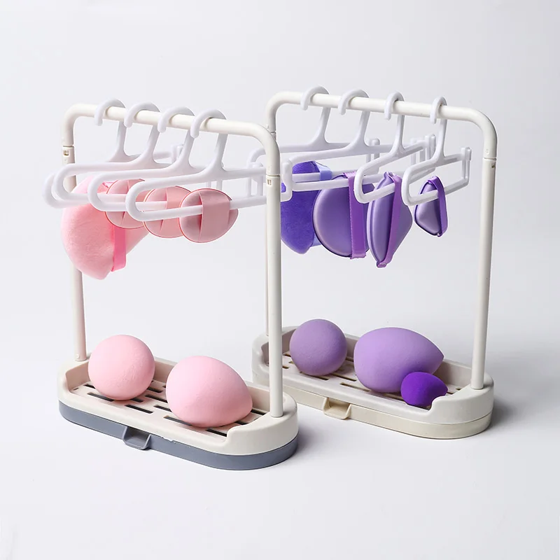 Makeup Tools Drying Rack Beauty Sponges Cosmetics Powder Puff Storage Hanger Travel Portable Multifunctional Organizer