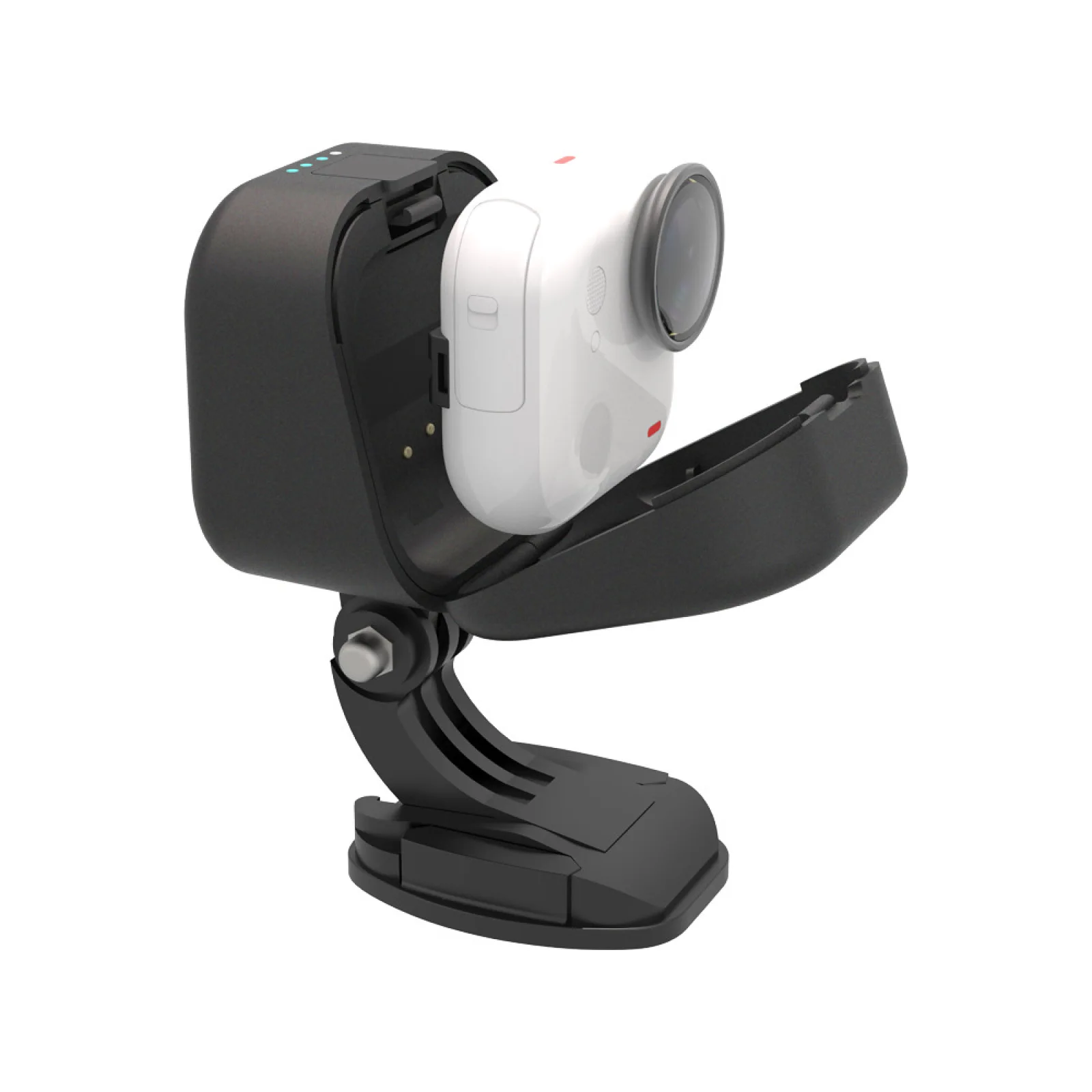 insta360-go-ultra用充電ケース、1000mah高速カメラ充電器、マグネティック充電ストレージステーション、保護フレームアダプター