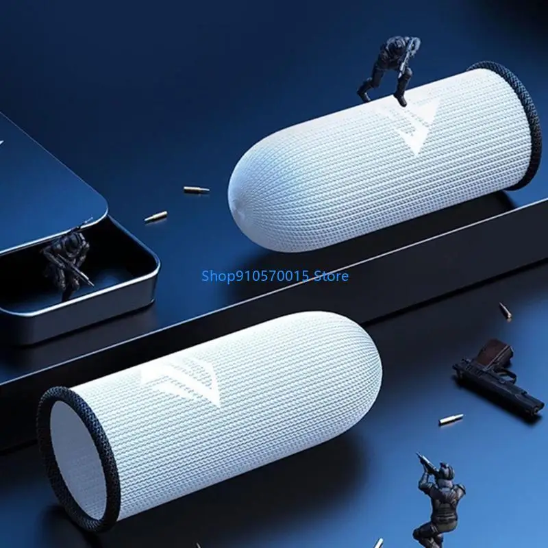 B95C 2ペアゲームフィンガースリーブゲームコントローラーフィンガーカバースウェットプルーフゲーミングフィンガーグローブノンスクラッチスリーブゲームアクセス