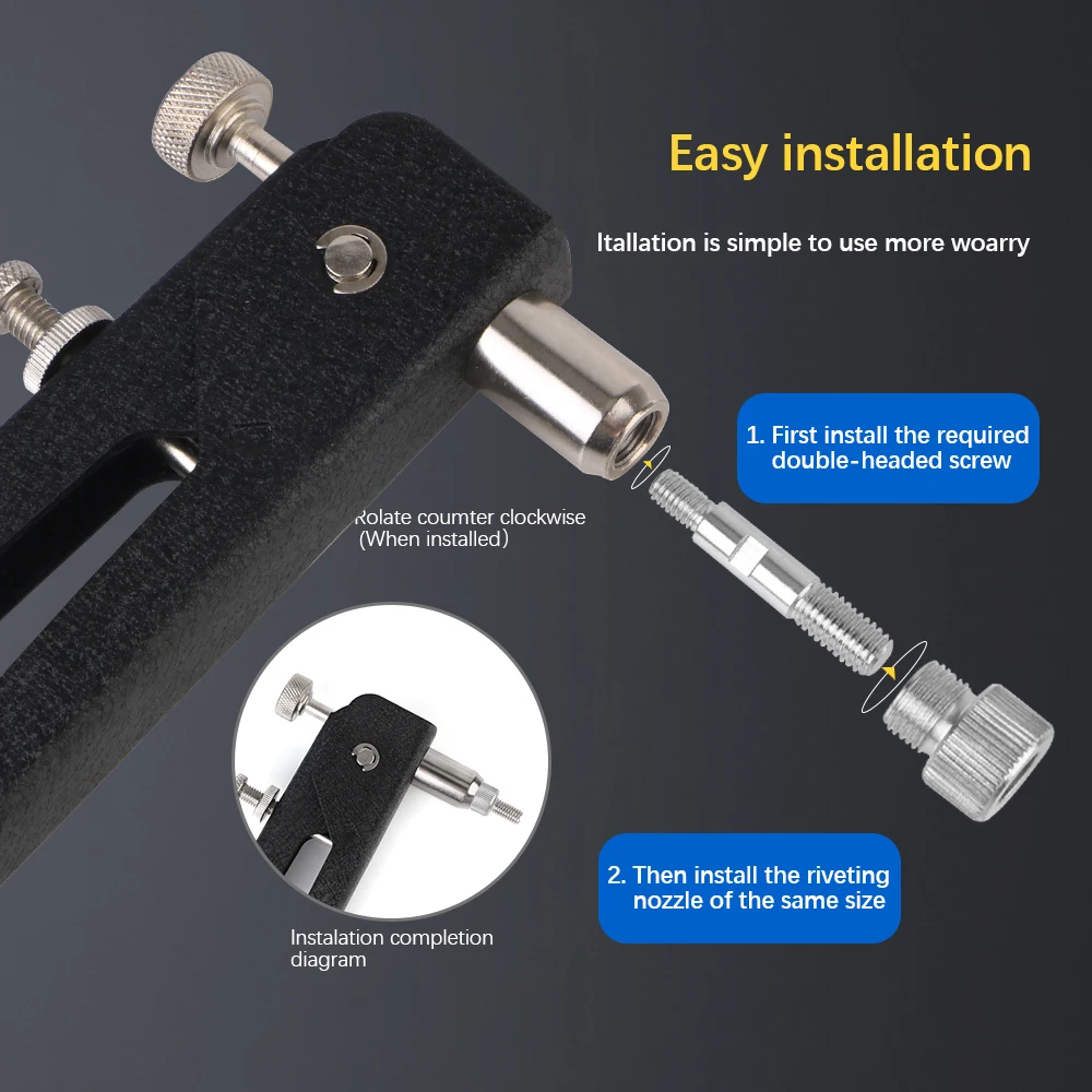 Set di pistole per tirare il dado manuale Kit di attrezzi manuali 160 pz/set portatile M3/M4/M5/M6/M8 Kit di riparazione per attrezzi per auto strumento di presa per la rimozione del dado del bullone