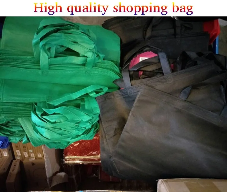 Large Capacity Women Handbags Foldable Shopping Bags Reusable Shopper Non-Woven Fabric Shoulder Bag Storage Organizer Tote