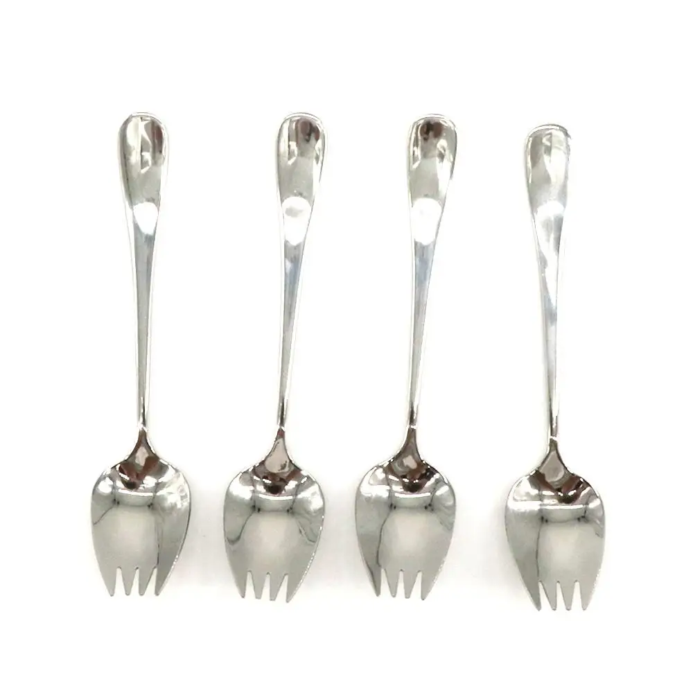 

Мороженое для пикника, многоразовая посуда с длинной ручкой, столовые приборы из нержавеющей стали, вилки для салата, десертные ложки, порка