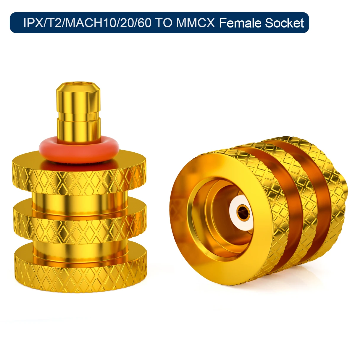 QYFANG Golden Wheel 0.78ear/ie300/ie900/IPX/A2DC/ie400 to MMCX female base adapter - Image 5