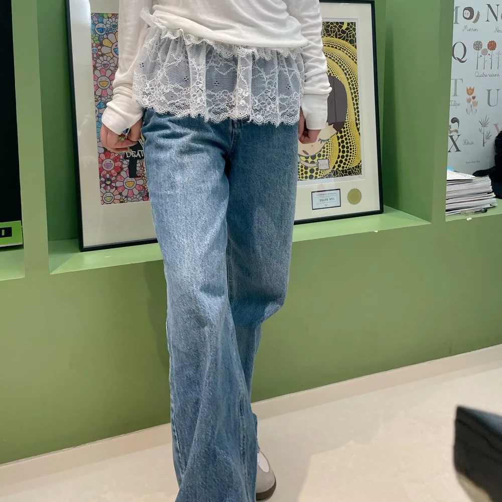 อินเทรนด์ลูกไม้ Trim ผ้าม่านผายลมสวยขั้นสูงผ้าม่านสะโพกอุปกรณ์เสริมแฟชั่นอเนกประสงค์กระโปรงมินิผู้หญิง