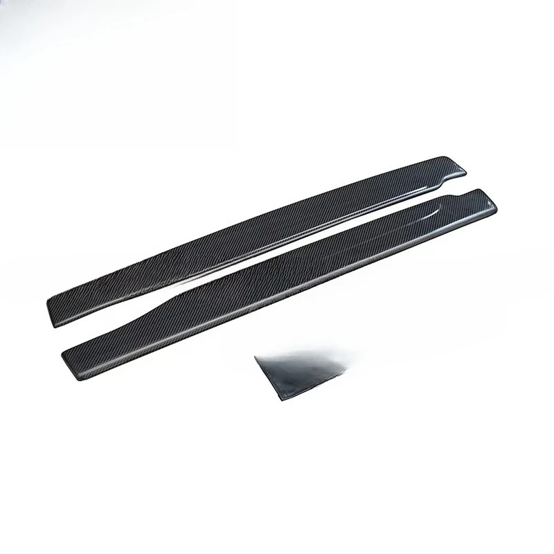 High Glossy Carbon Fiber Car Body Parts Welcome Pedal Door Sill Panel Covers for Au-di R8 V8 V10
