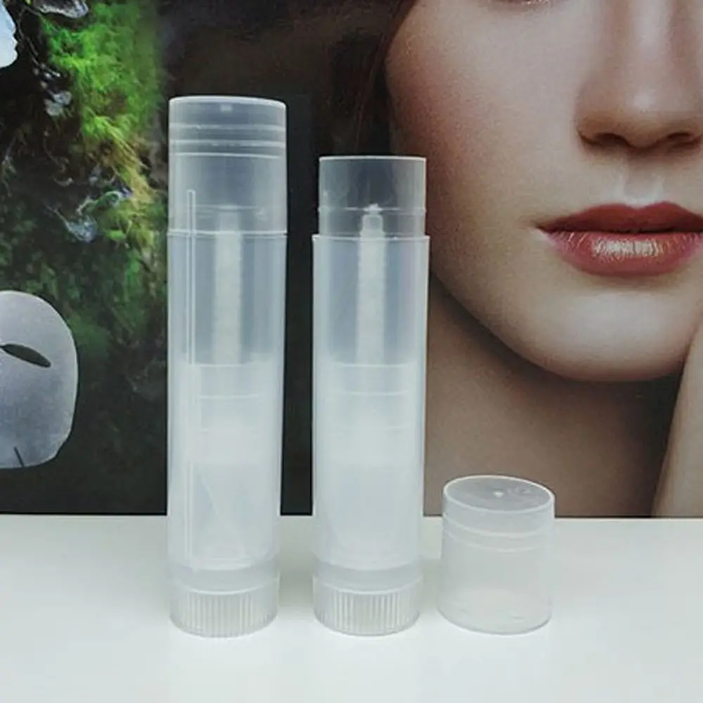 

Sale Fashion 10pcs Empty 5g Lip Balm Tubes Lipstick Bottles Transparent Cosmetic Containers