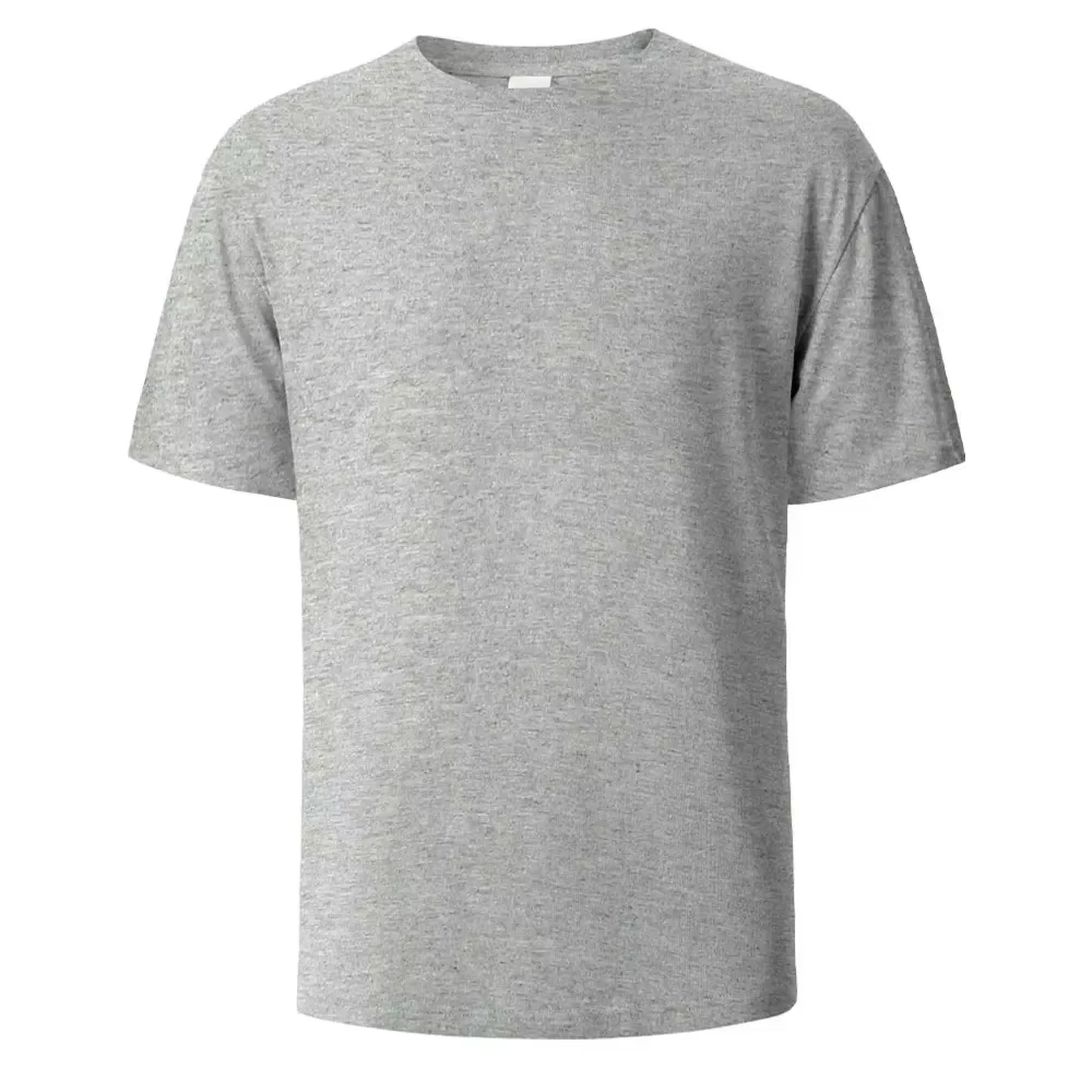 2026 Neues Umweltfreundliches Komfortables Reinweißes Schweres T-Shirt für Herren Sommer Reine Baumwolle Kurzarm Unisex Streetwear Mode