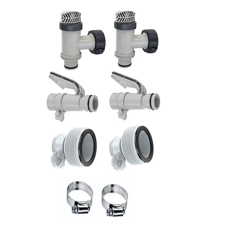 AEE2-B-Type Hose Adapter And Plunger Valve And Pool Hose Holder For Intex Above Ground Pool Accessories