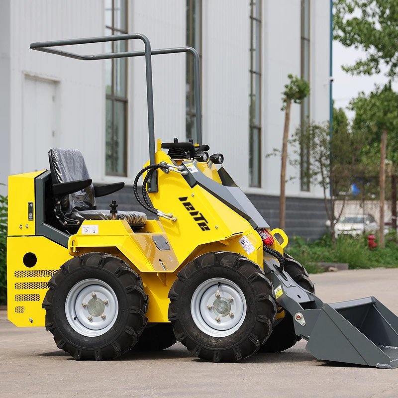 New Hydraulic Mini Wheel Loader Skid Steer Loader with 1000KGS Loading Capacity