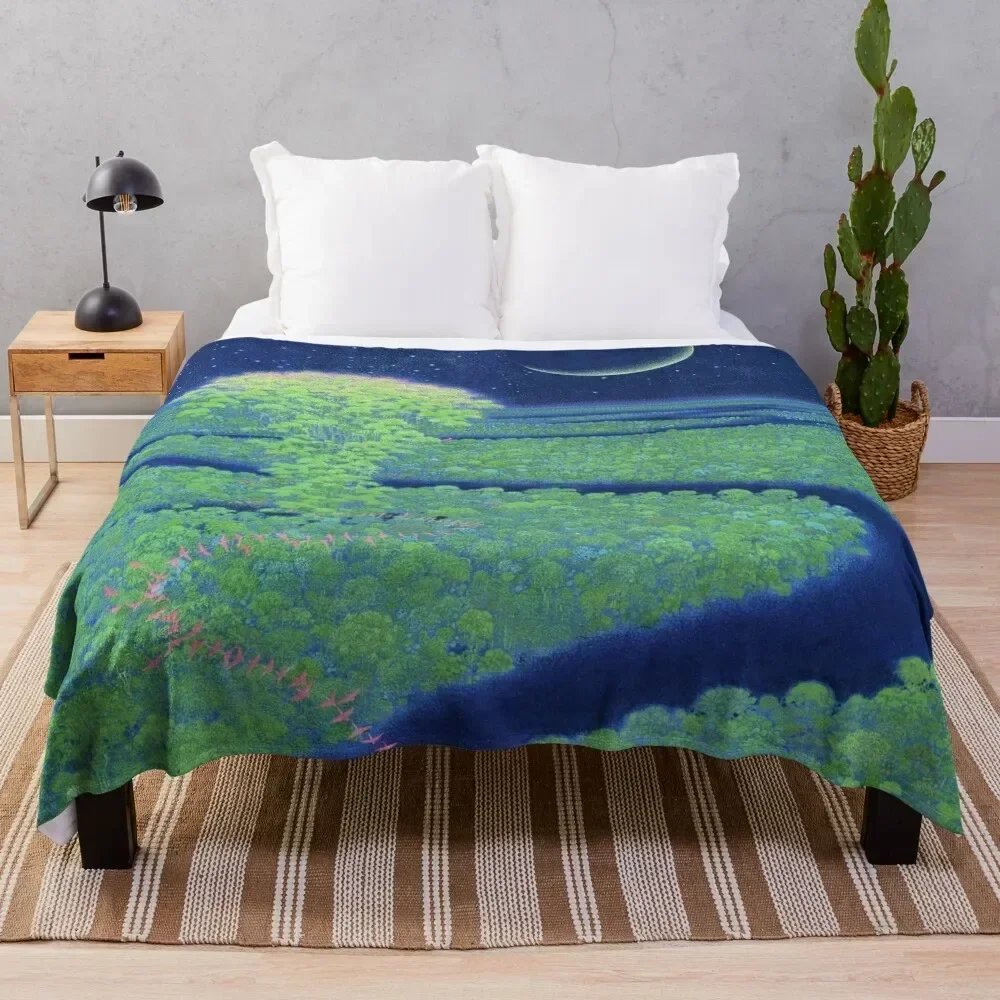 Secret of Mana Throw Blanket Warm Accent Blanket for Living Room Decoration