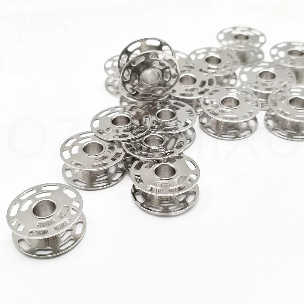 10 PCS Sewing Machine Parts Bobbins Fit For BERNINA 180 185 200 435 450 640 730E1000 Metal BOBBINS #0060265000