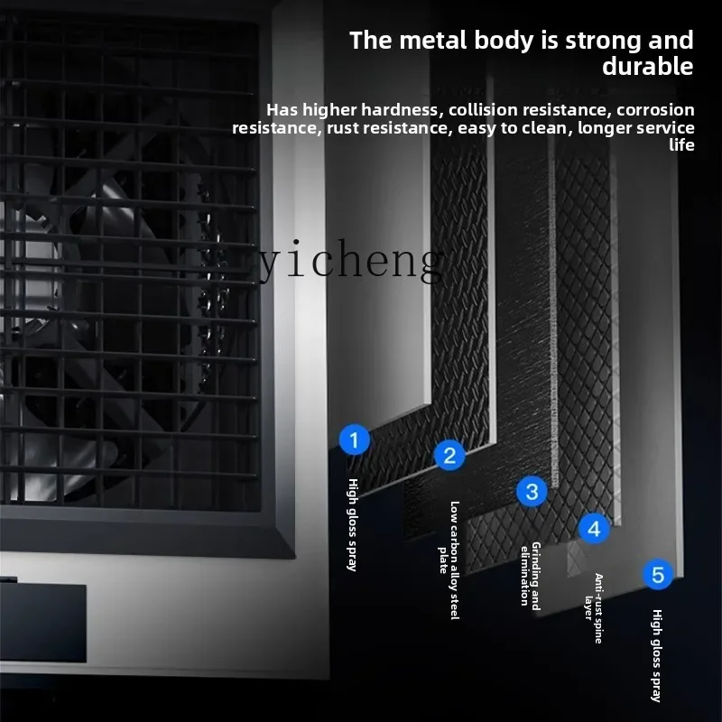 

cc25 Industrial Evaporative Chiller Water Cooled Air Conditioning Fan Electric Fan Household Water Filling Refrigeration Factory