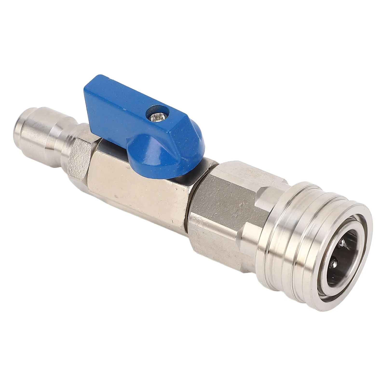 High Pressure Washer Ball Valve 4500PSI 3/8 Inch Stainless Steel Quick Connect Ball Valve For Power Washer Hose