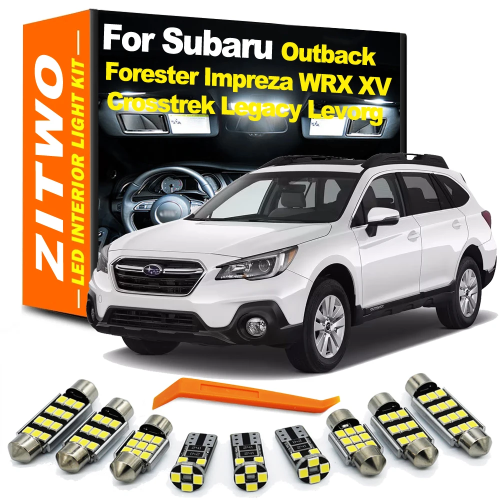 ZITWO LED Interior Light Kit For Subaru Outback BP BR BS Forester SG SH SJ SK Impreza WRX STI XV Crosstrek Legacy BRZ Levorg