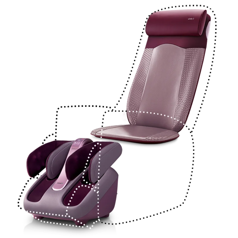 Massager neck, waist, back massage chair, small household leg and foot therapy machine massage pad