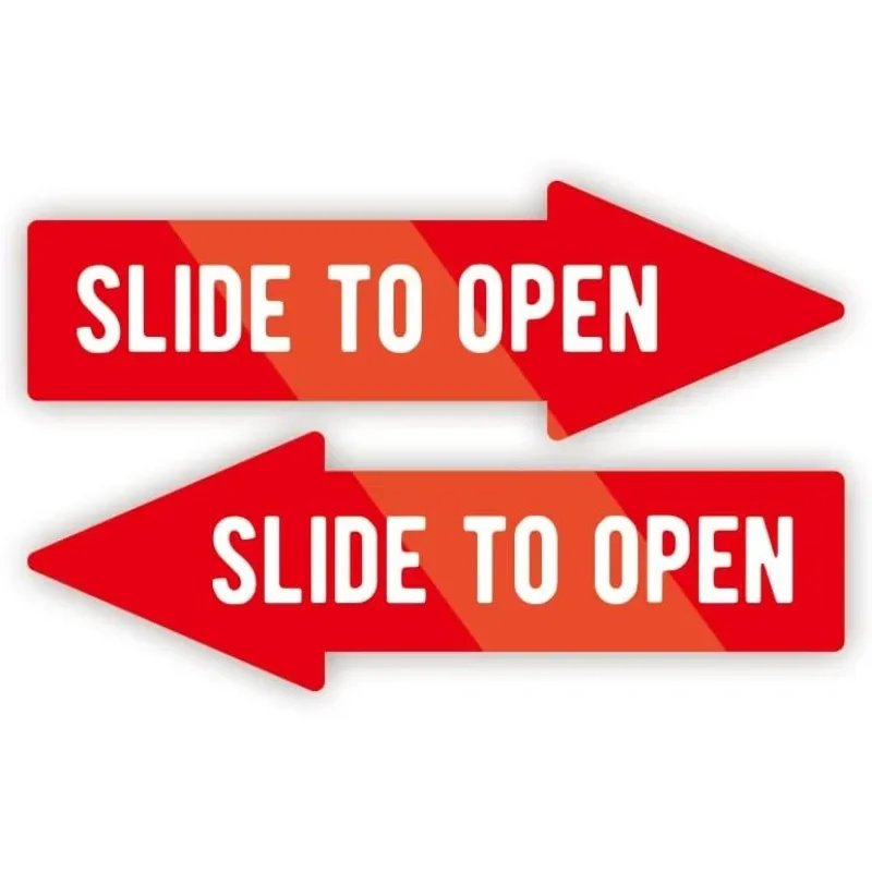 Sliding Door Rail Arrow Vinyl Sticker Set Waterproof Durable Car Motorcycle Decal Auto Body Decoration Accessories