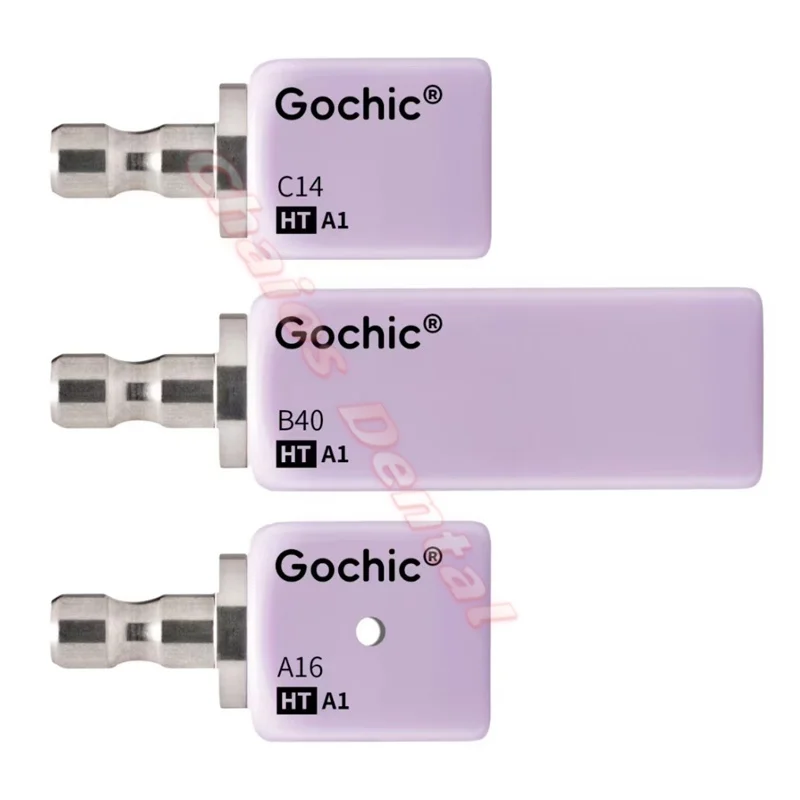 

4Pcs/Box Lithium Disilicate Glass-Ceramic Blocks With Hole Dental Lab CAD CAM Glass Ceramic Blocks Sirona Cerec L18-16-18