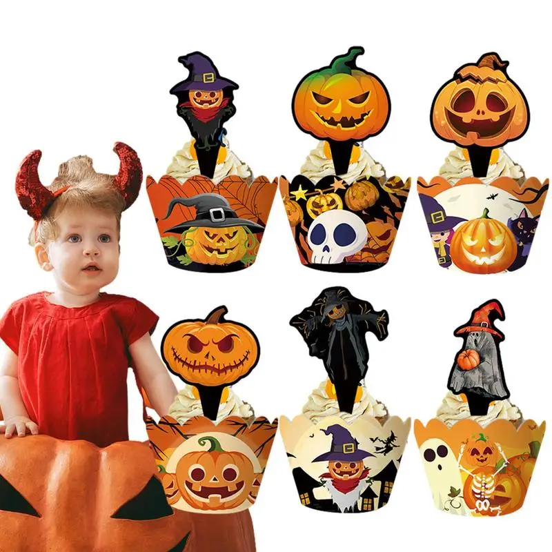 Halloween Cupcake Stand 3 Tier Portable Display Stand Dessert Cake Display Tray For Birthday Halloween Party Decoration