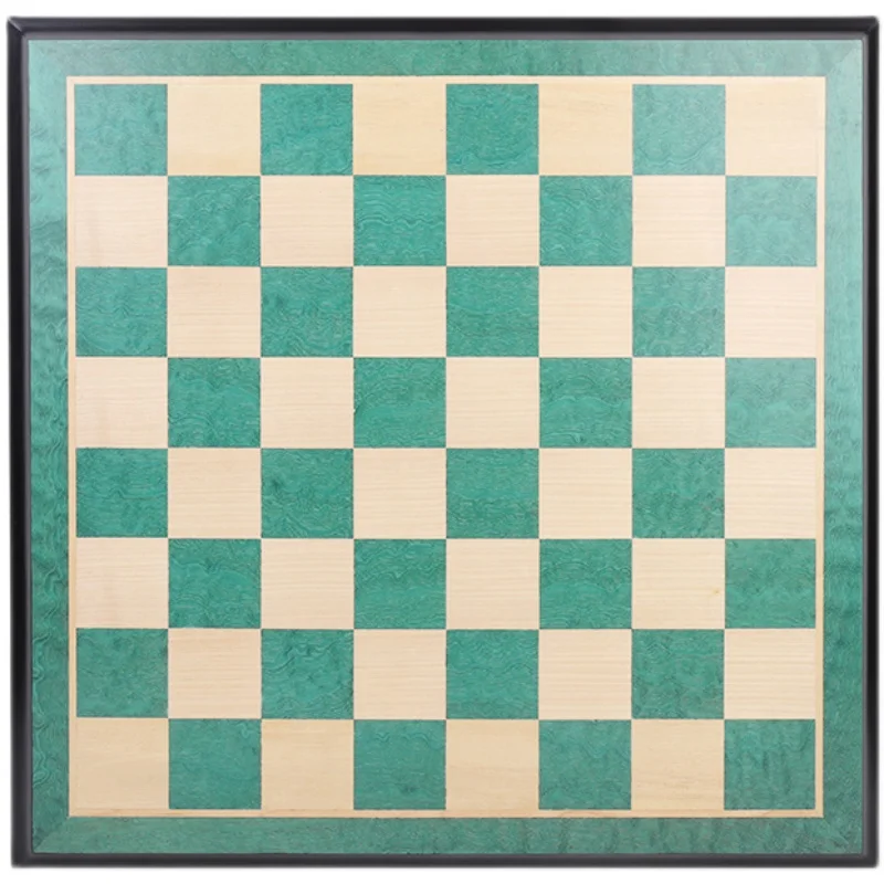 Juego de ajedrez grande de caballero germánico, pieza de resina polimérica de 96mm de altura, tablero de ajedrez de madera maciza, mapa antideslizante, 48x48cm