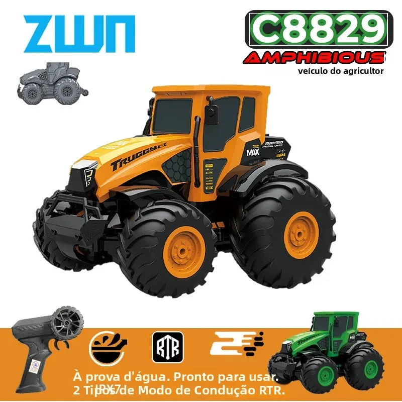 jjrc-c8829-rc-car-amphibious-tractor-24g-full-scale-4wd-rtr-off-road-and-waterproof-remote-control-farmer-vehicle-toys-for-kid