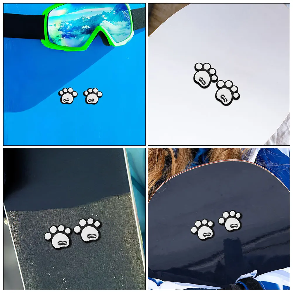 

8Pcs Ski Grip Pad Stickers Durable Anti Slip Snowboard Traction Decals for Safety Collision Protection and Outdoor Sports