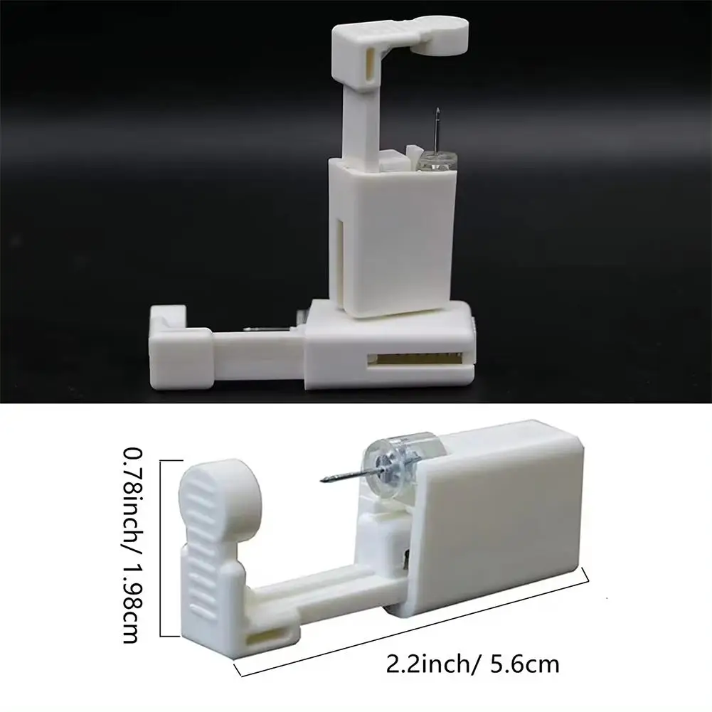 1PC Disposable Sterile Ear Piercing Unit Cartilage Helix Piercer Machine Tool Kit Gun With Self Earrings PAIN Tragus Pierci E0O5