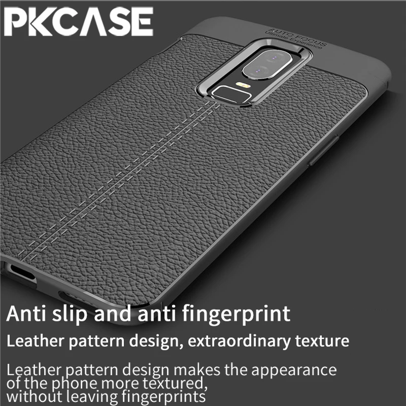 PKCASE Shockproof Case For One Plus 13 12 12R 11 11R 10T 10R Ace 5 2 Pro 2V 3 Nord CE2 Lite CE3 N200 Litchi Skin Pattern Cover image 4
