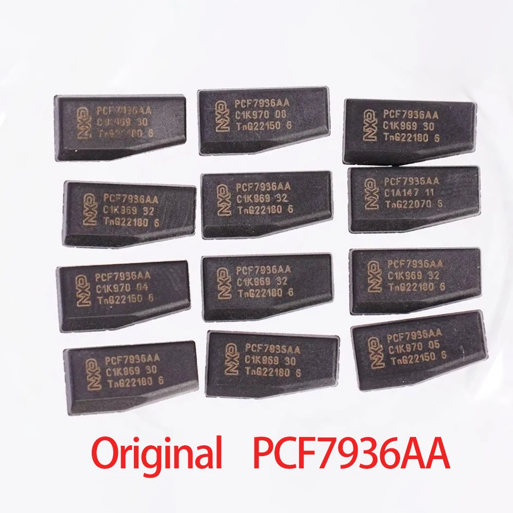 5pcs 10pcs Original PCF7936AA 7936AS ID46 PCF 7936 Transponder Chip PCF7936 Unlock ID 46) Carbon Auto Chips