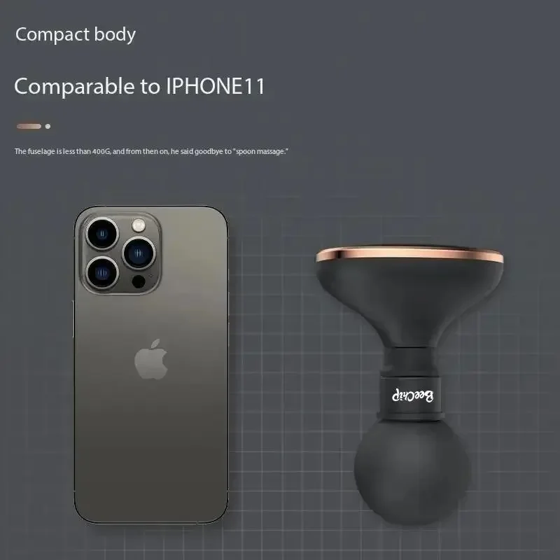 مسدس رباط اهتزازي صغير ، مدلك عضلات صامت محمول ، اهتزاز عالي التردد ، قطع أثرية استرخاء آلية