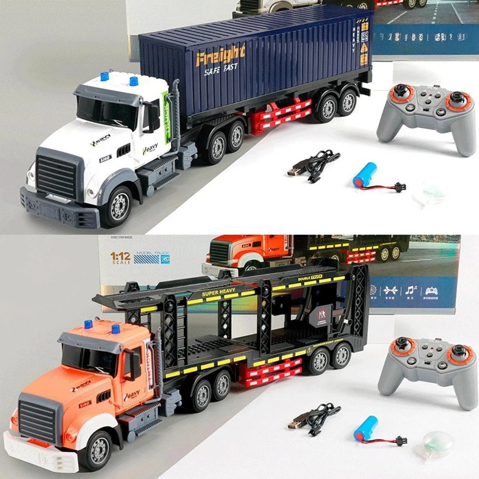 

Детский инженерный грузовик-транспортер: отличный подарок, радиоуправляемая игрушка, грузовик-транспортер для машинок, развивающая игрушка для мальчиков, настольный декор, товары для вечеринок