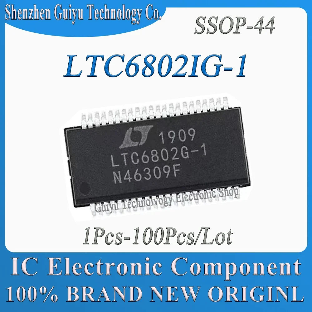 1Pcs-100Pcs/Lot LTC6802IG-1 LTC6802G-1 LTC6802IG LTC6802G LTC6802I 6802IG-1 6802G-1 LTC6802 LTC SSOP-44 IC Chip