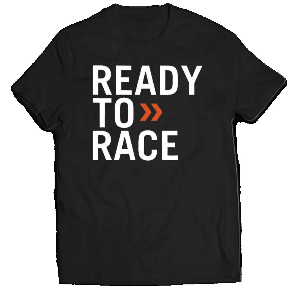 Ready To Race Summer T Shirt Novelty Tops Enduro Cross Motocross Bitumen Bike Life Tees Men Clothes Printed T-Shirt