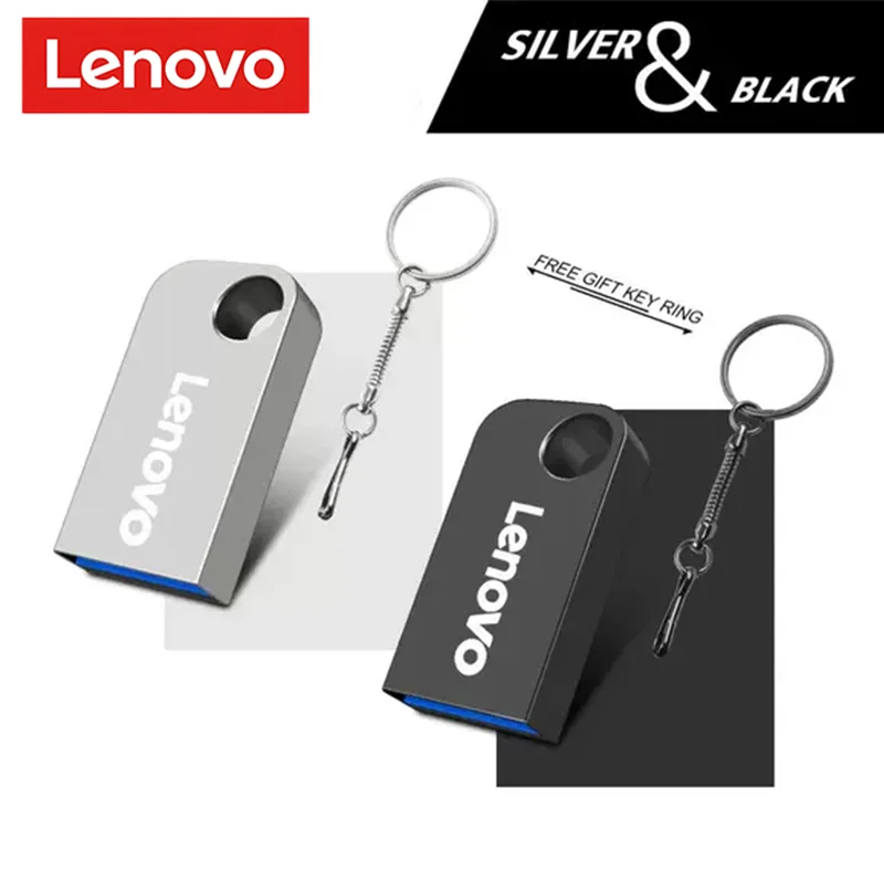 Lenovo ไดรฟ์ปากกา3.0เร็ว USB 2TB USB แฟลชไดรฟ์ MINI pendrive 1TB 512GB USB Memory Stick U Disk สำหรับทีวีคอมพิวเตอร์แล็ปท็อป