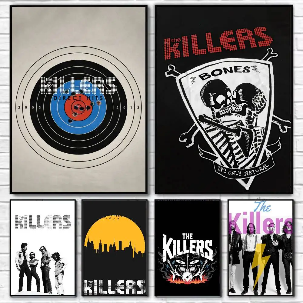 

T-The K-Killers Poster Self-adhesive Art Waterproof Paper Sticker Coffee House Bar Room Wall Decor