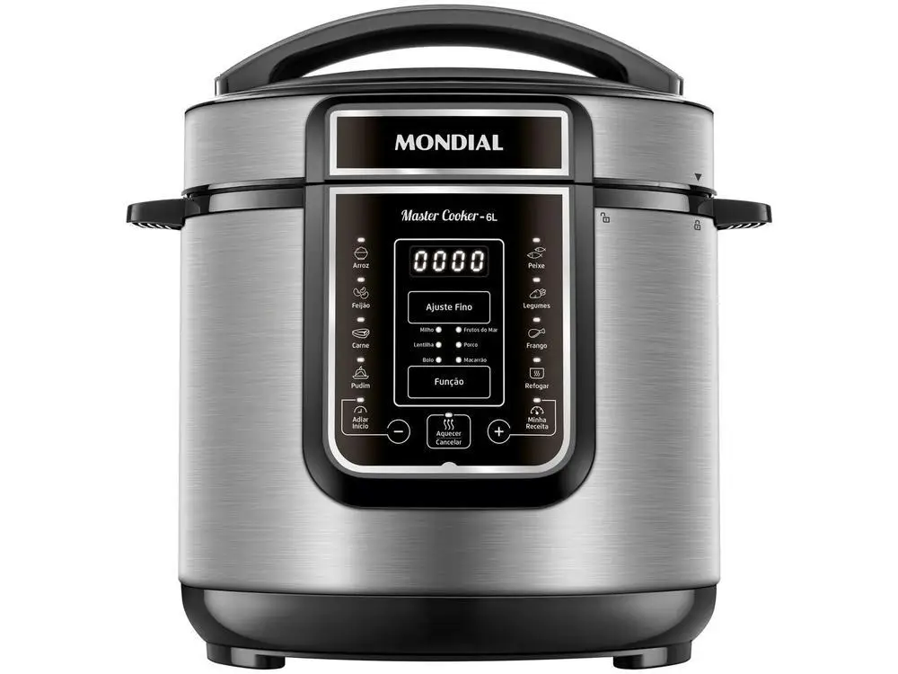 PANELA DE PRESSÃO ELÉTRICA / DIGITAL 6L - MONDIAL