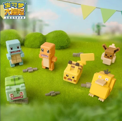 

Pokemon Quest Blind Box Figurine Pikachu Psyduck Anime Collectible Ornament Model Gift Toy Decor Birthday Present